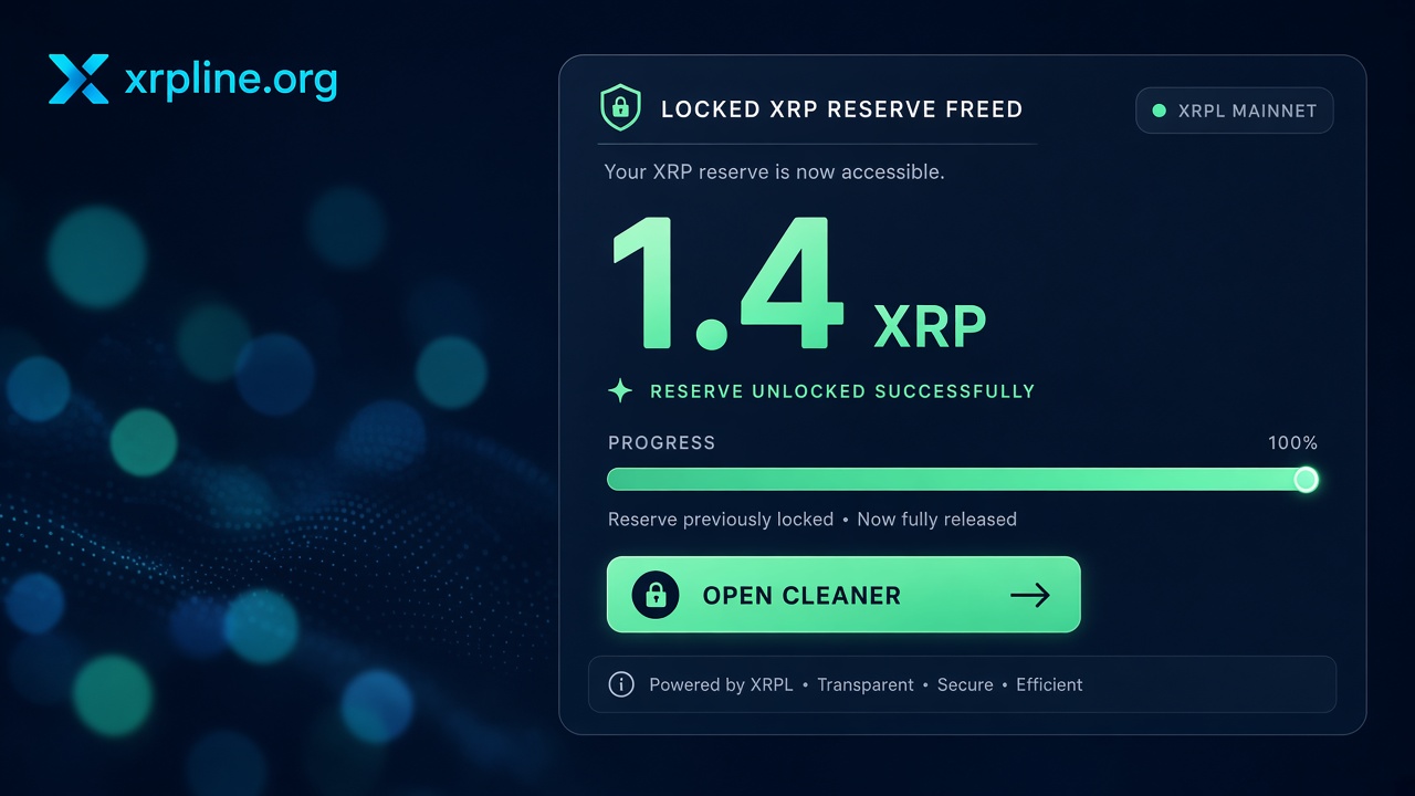 Empty lines lock XRP cover